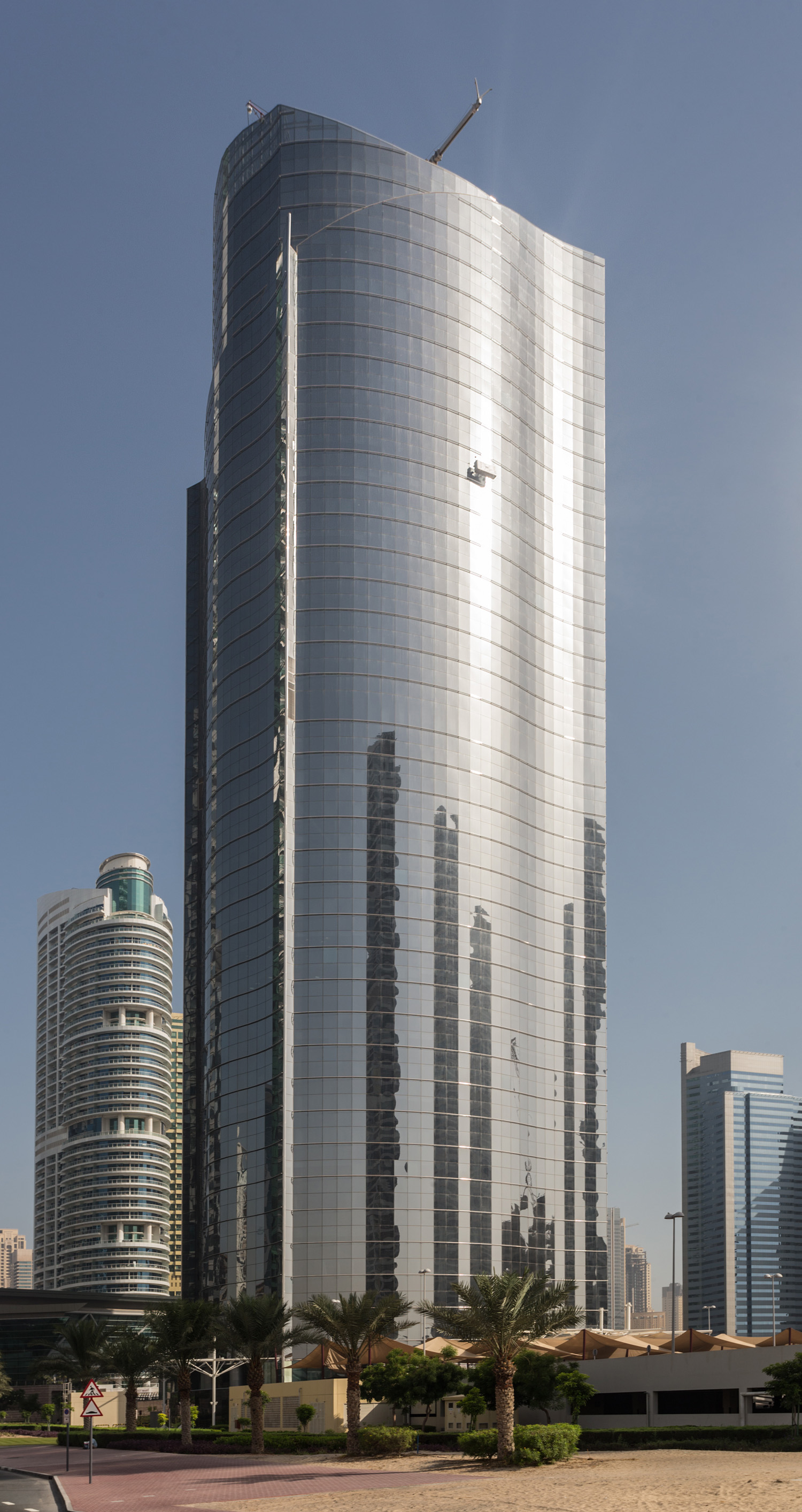 AG Tower, Dubai - View from the southeast. © Mathias Beinling